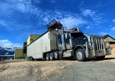 Skemxist Solutions Equipment Chip Truck Getting Loaded